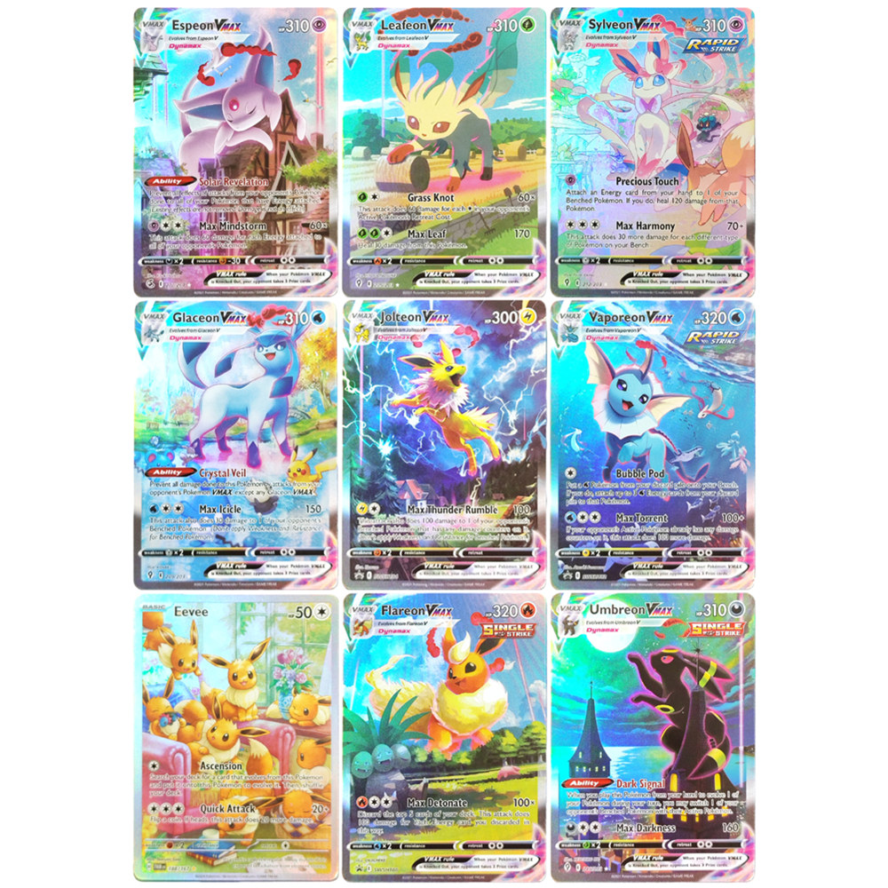 Vintage Collectible Cards - Proxy Pokemon Card Espeon Leafeon Sylveon
