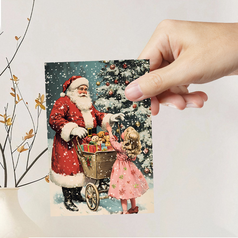 32pcs, vintage Christmas postc - Vintage Collectible Santa review and price