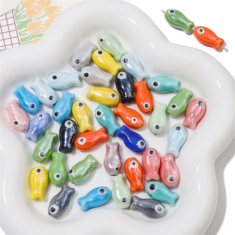 10Pcs Vintage Fish Ceramic Bea - Vintage Collector review and price