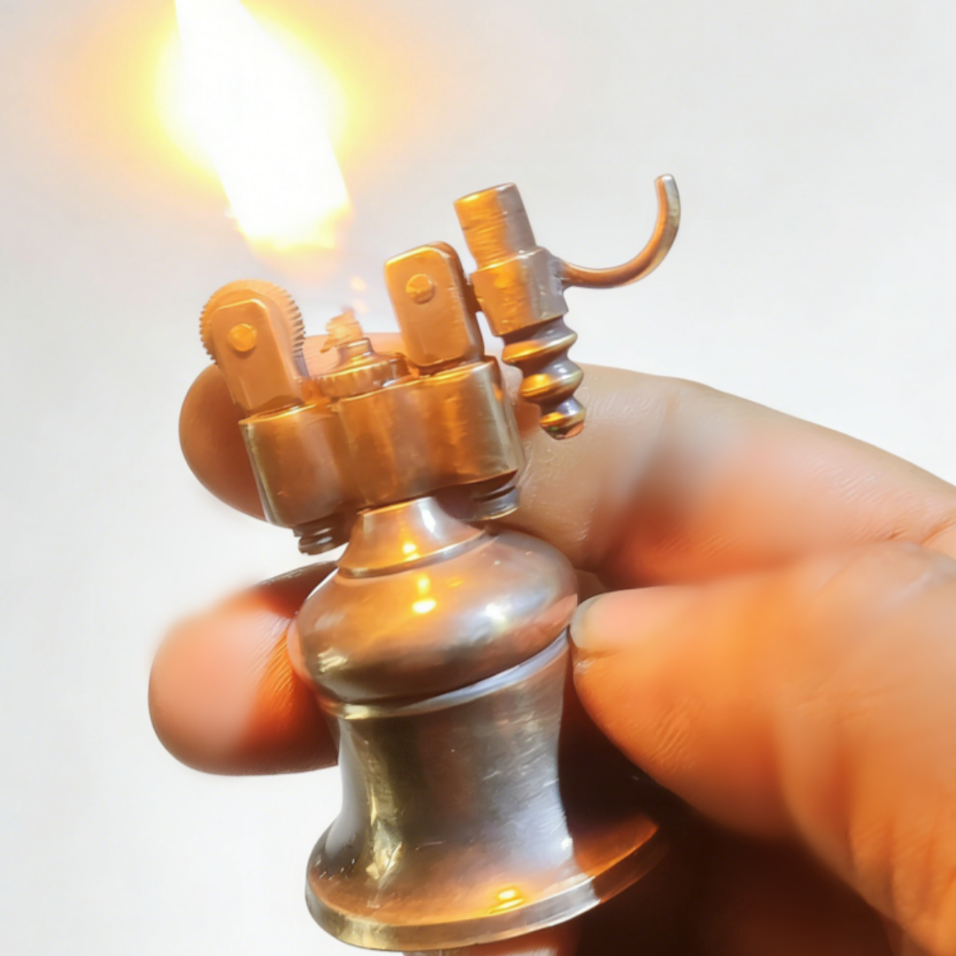 Handmade Distressed Brass Desk - Vintage Collectible Lighters review and price