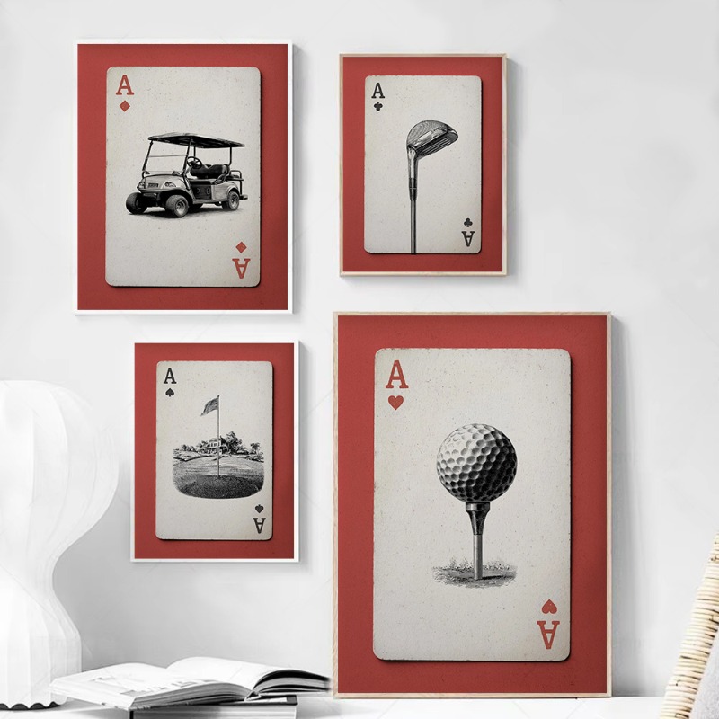 Vintage Golf Playing Cards Pos - Vintage Collectible Playing Cards review and price