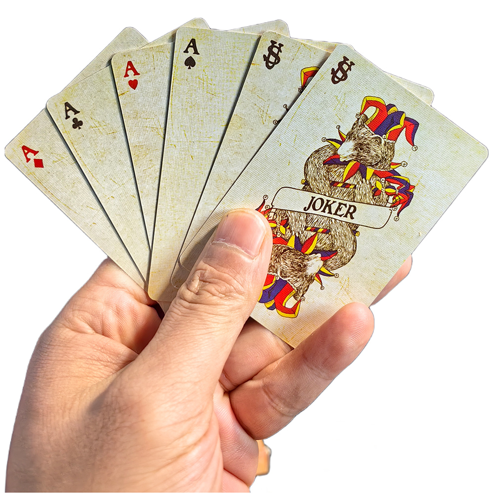 57x72mm Vintage Colourful Bear - Vintage Collectible Playing Cards review and price