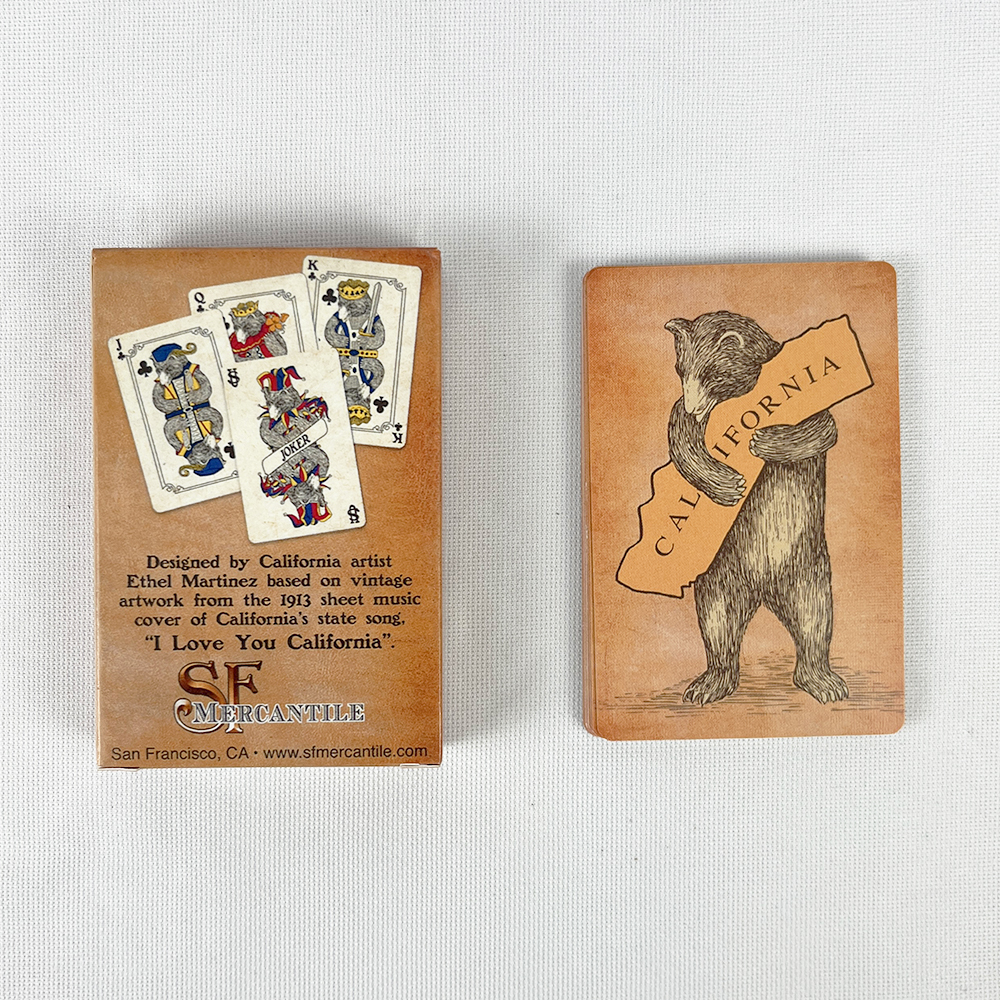 57x72mm Vintage Colourful Bear - Vintage Collectible Playing Cards review and price