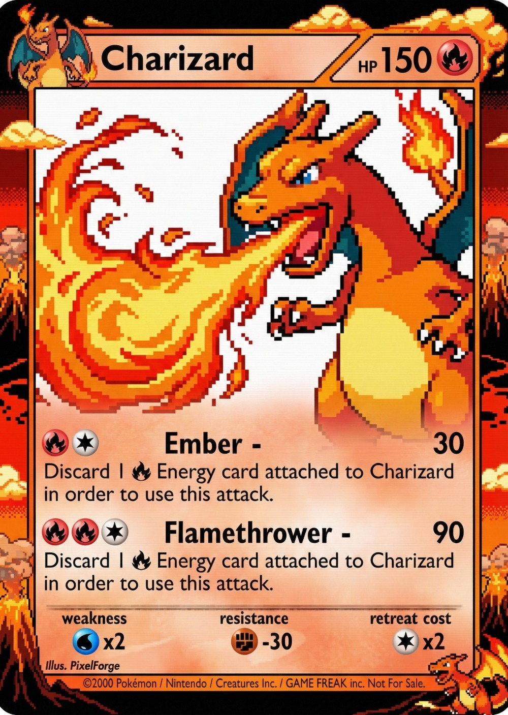 5Pcs Pokemon Cards Charizard G - Vintage Collectible Cards review and price