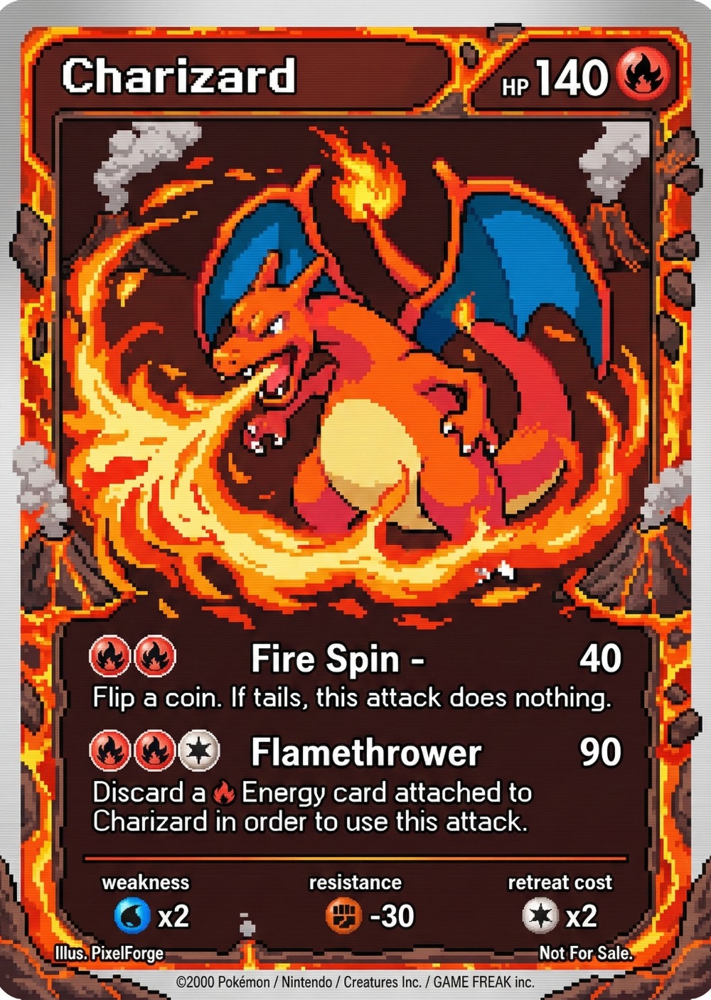 5Pcs Pokemon Cards Charizard G - Vintage Collectible Cards review and price