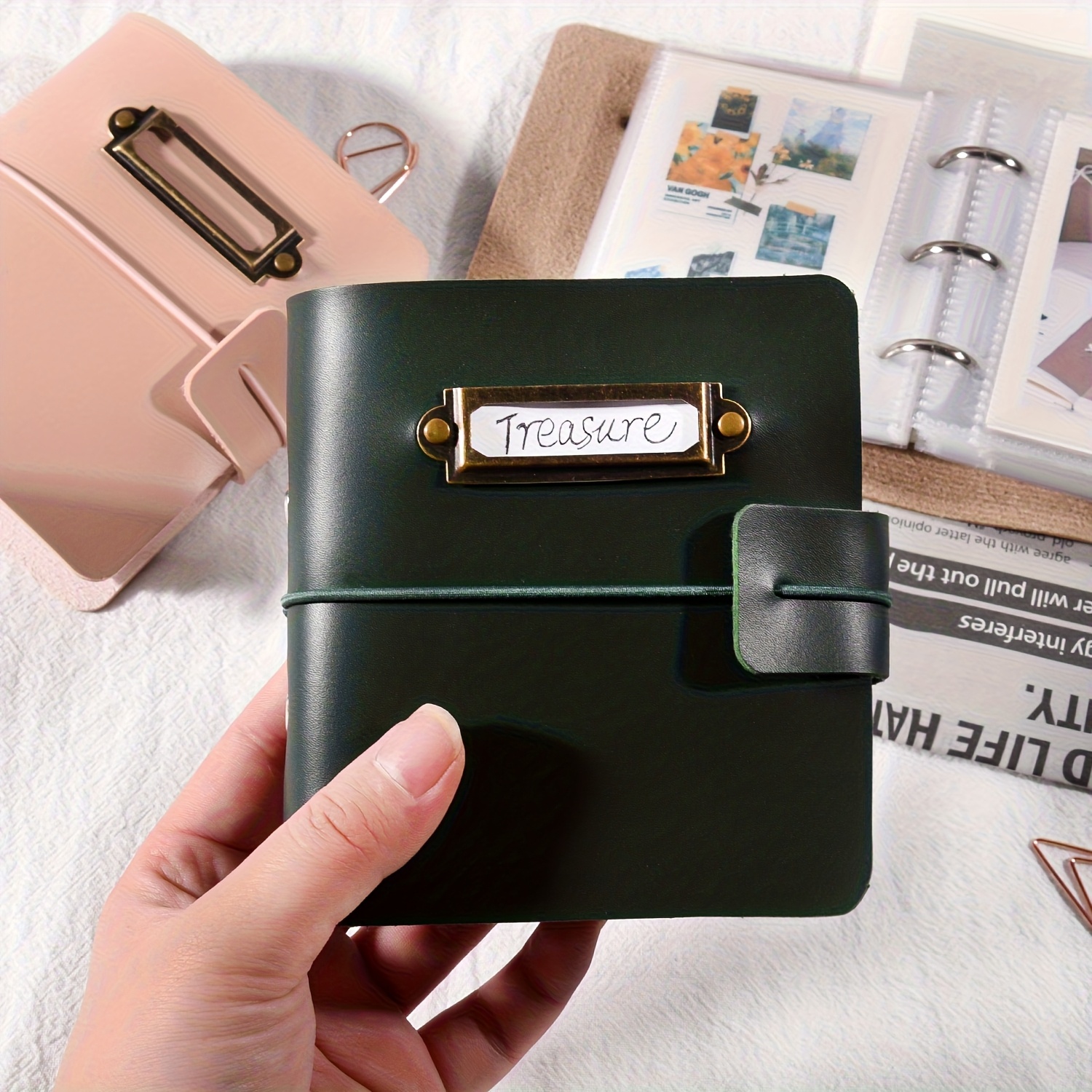 Photo Album Storage, Retro Lea - Polaroid Photo Album review and price