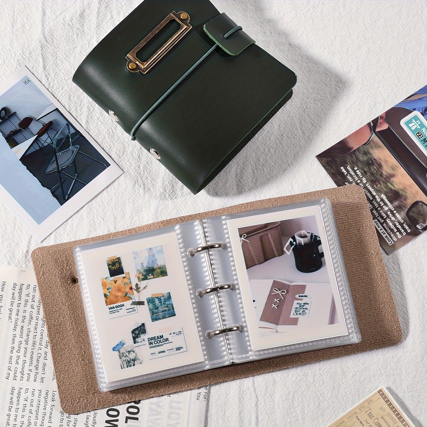 Photo Album Storage, Retro Lea - Polaroid Photo Album review and price