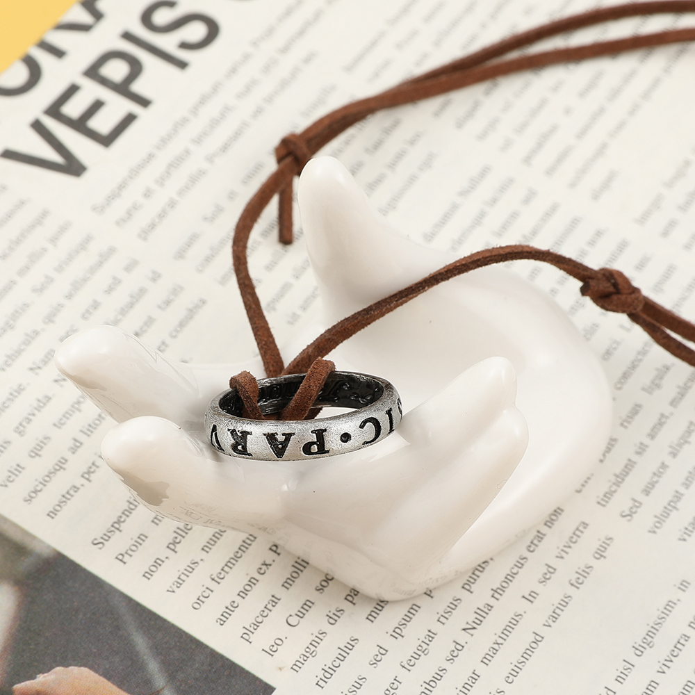 Game Anime Leather Chain Ring  - Vintage Collector review and price
