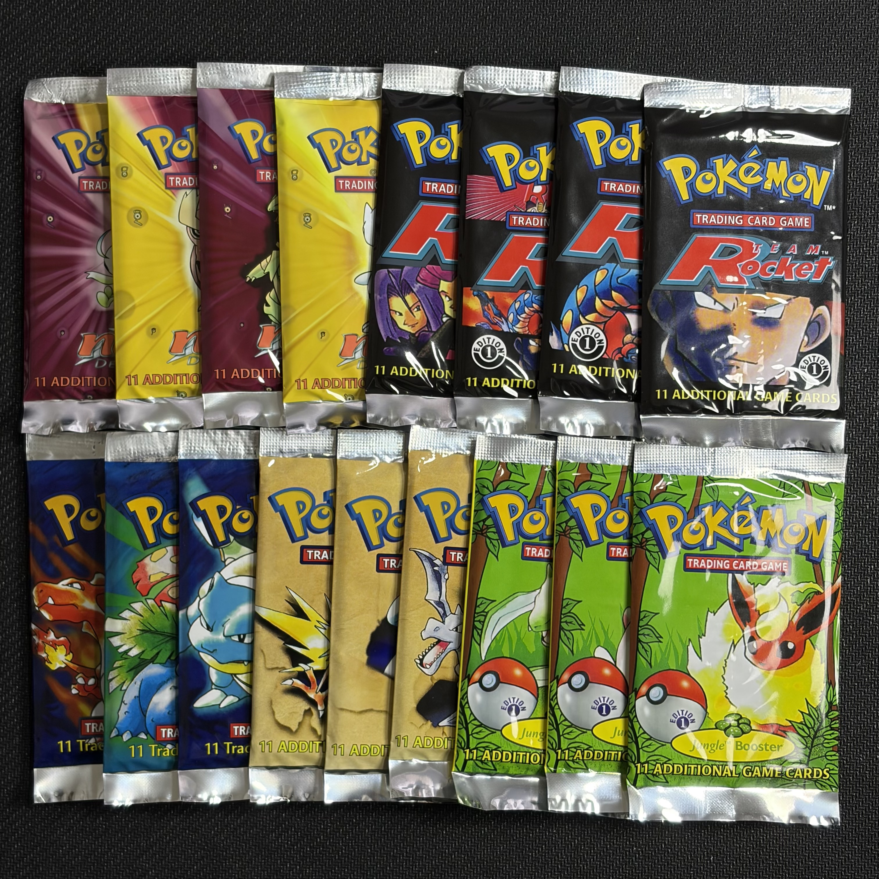 PKM Booster Pack TEAM ROCKET/B - Vintage Collectible Cards review and price
