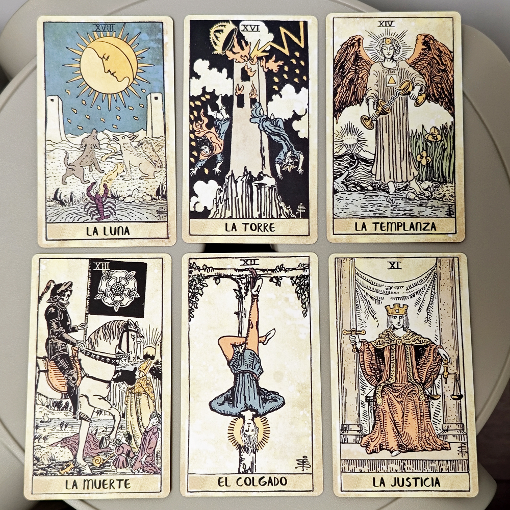 Vintage Tarot Deck 10.3*6cm Sp - Vintage Collectible Cards review and price