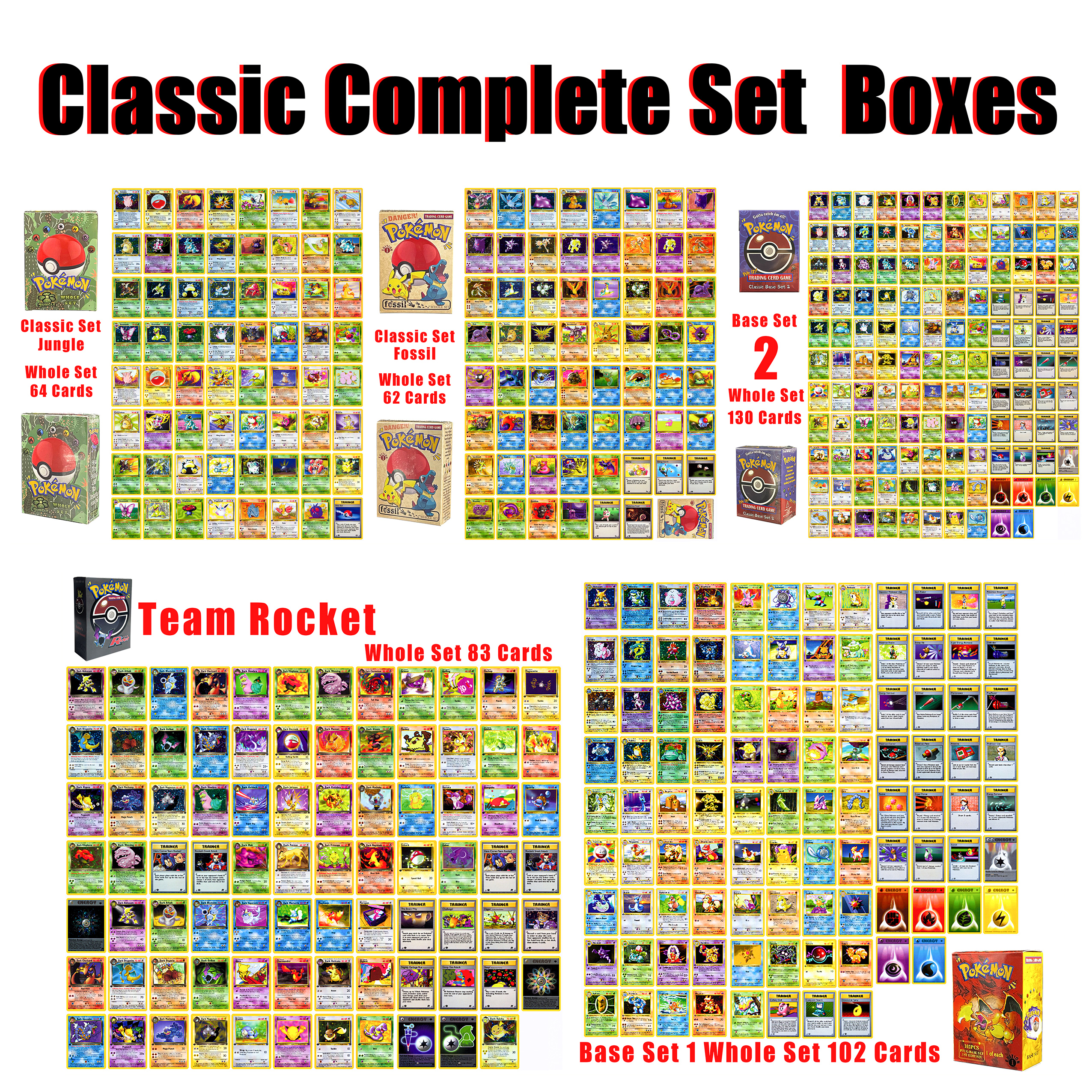 PKM Card PTCG Vintage Complete - Vintage Collectible Cards review and price