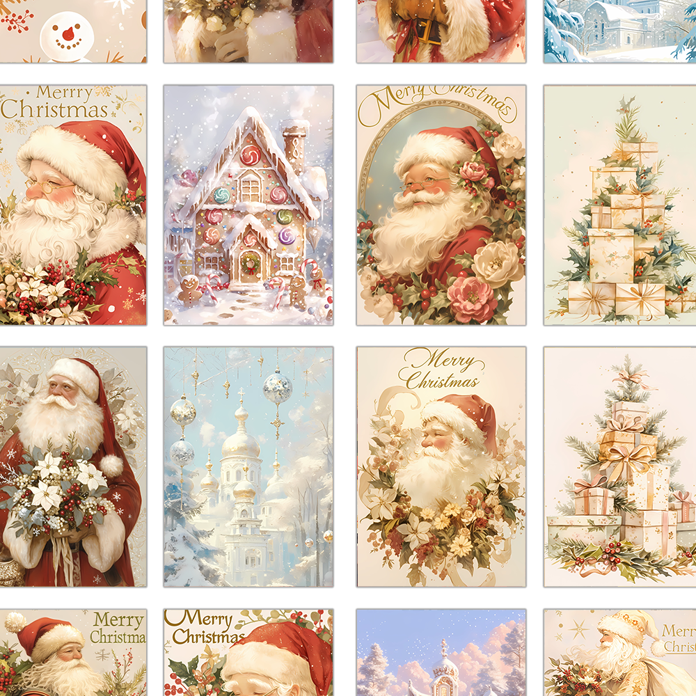 32pcs, vintage Christmas postc - Vintage Collectible Santa review and price