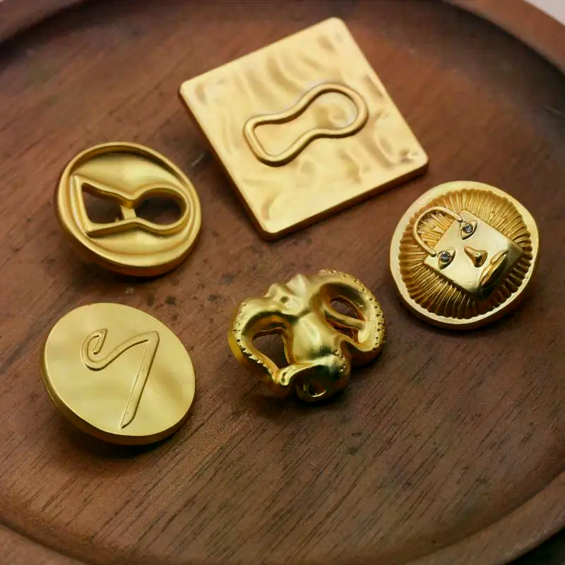 Vintage Metal Button Artistic  - Vintage Collectible Buttons review and price