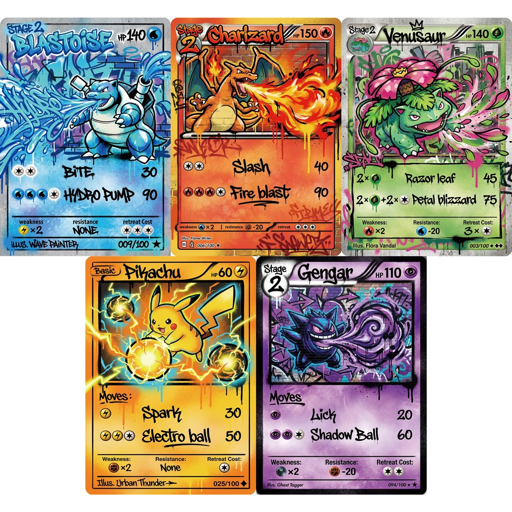 5Pcs Pokemon Cards Charizard G - Vintage Collectible Cards review and price