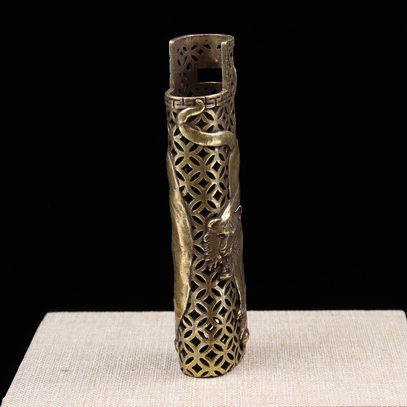Vintage Brass Tiger Lighter Ac - Vintage Collectible Lighters review and price