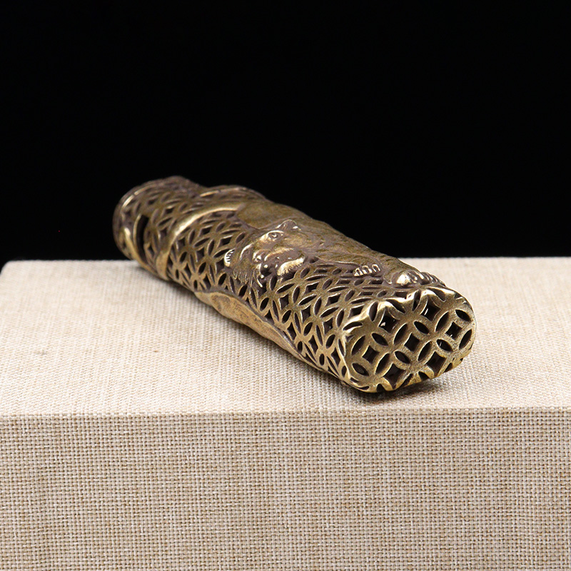Vintage Brass Tiger Lighter Ac - Vintage Collectible Lighters review and price
