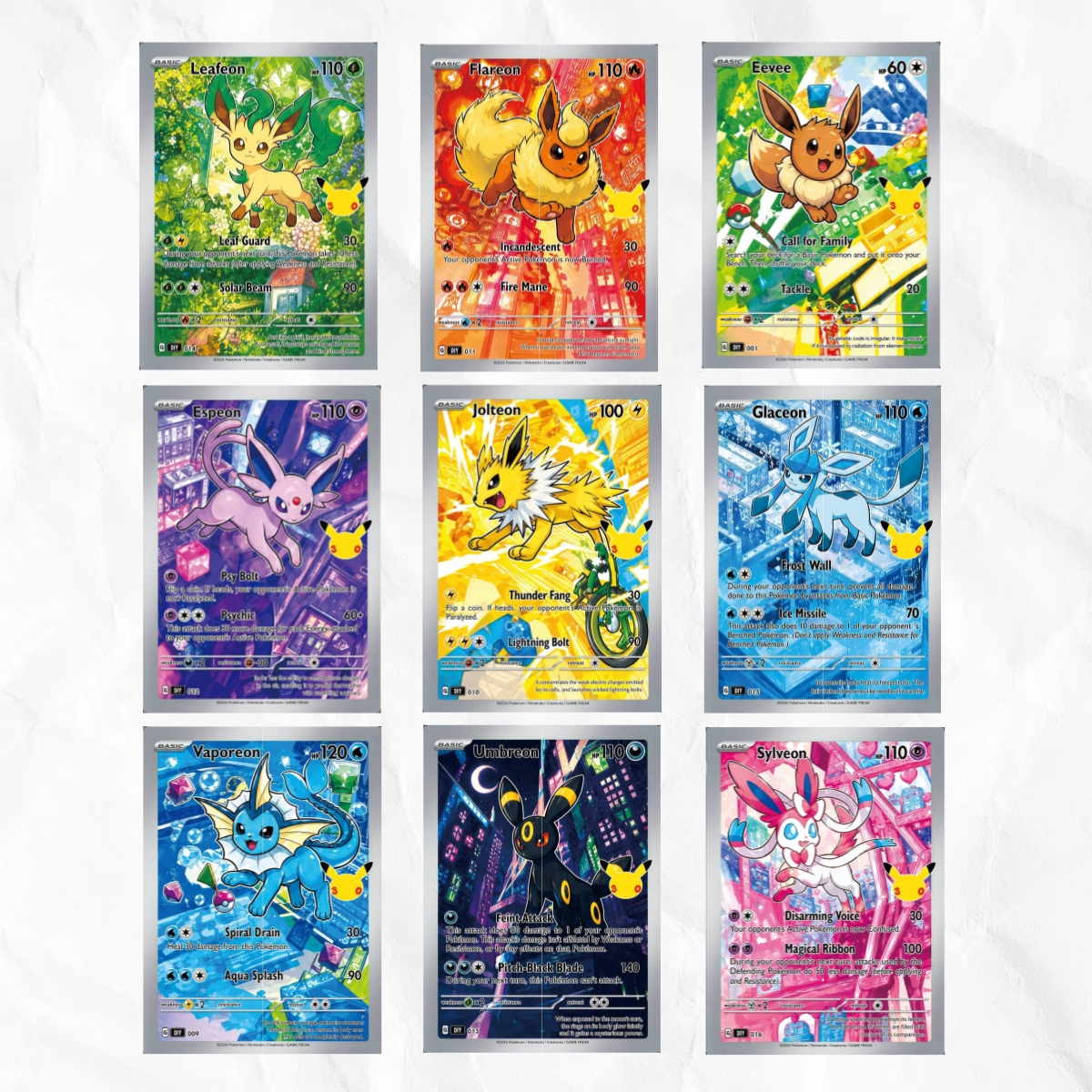 Pokemon 9pcs Eeveelution Set ( - Vintage Collectible Cards review and price