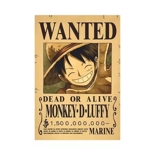 Anime One Piece Bounty Wanted  - Vintage Collectible Cards review and price