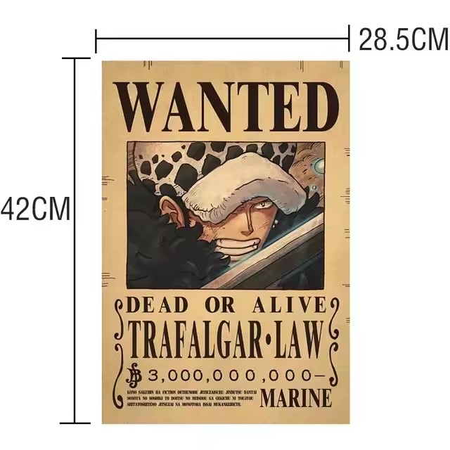 Anime One Piece Bounty Wanted  - Vintage Collectible Cards review and price