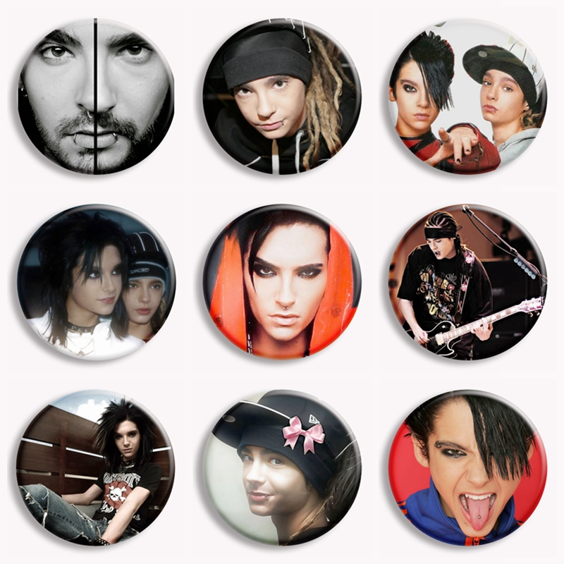 Rock Band Tokio Hotel Kaulitz  - Vintage Collectible Buttons review and price