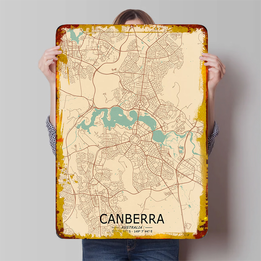 Canberra Australia City Map Me - Canberra Vintage & Collectible Centre Reviews review and price