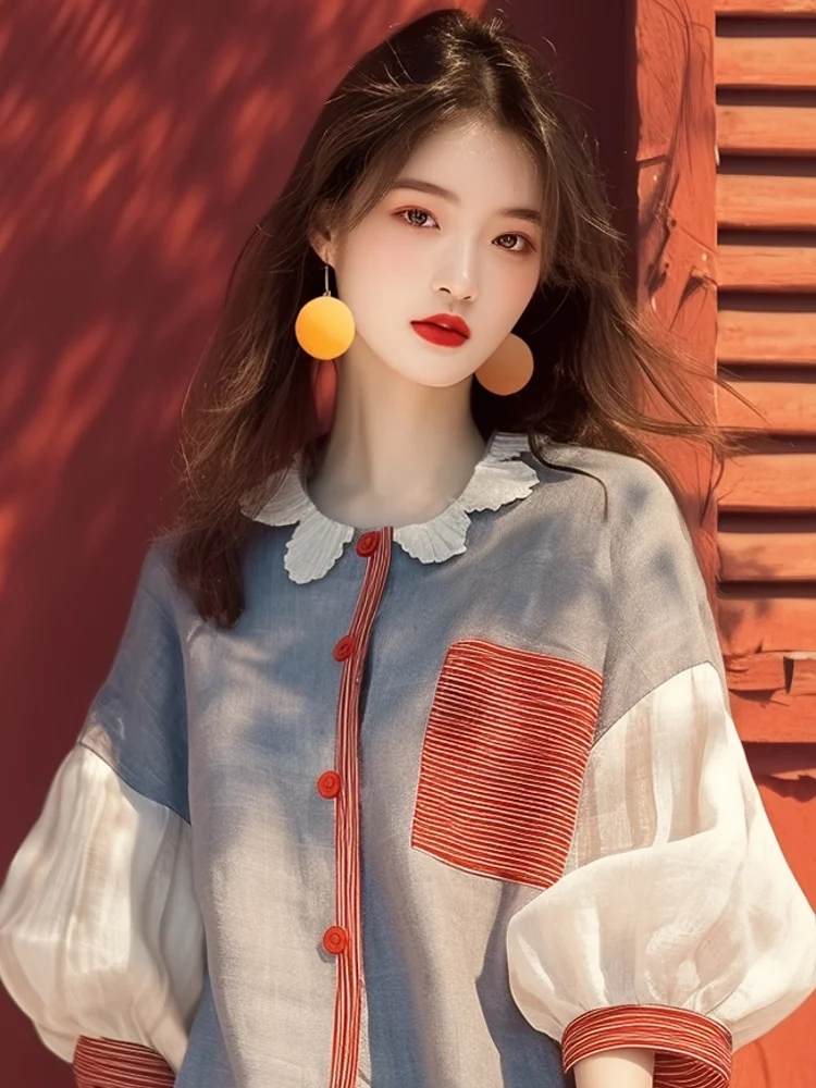 Chiffon Vintage Women's Shirt  - Vintage Collectible Buttons review and price