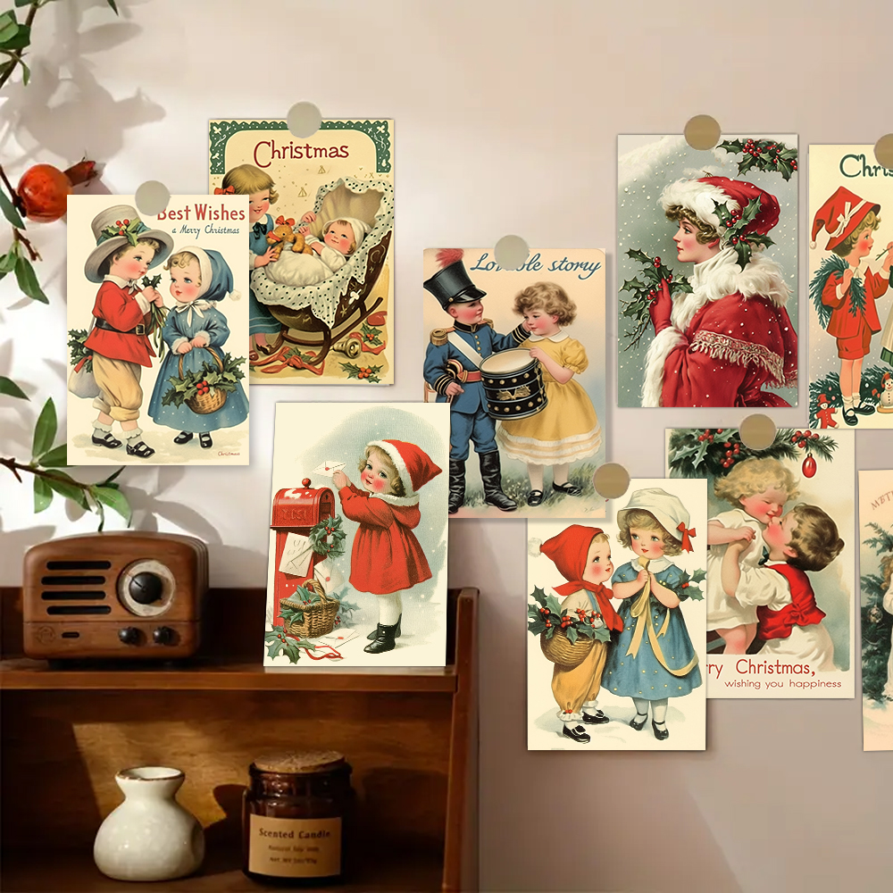 32pcs, vintage Christmas postc - Vintage Collectible Santa review and price